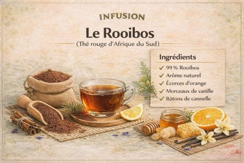 Thé Aromatique Rooibos Thé aromatique en vrac (prix au kg)