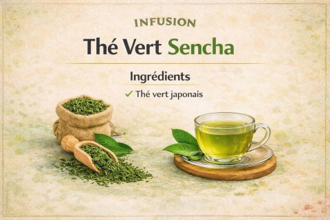 Thé Aromatique Vert Sencha Thé aromatique en vrac (prix au kg)